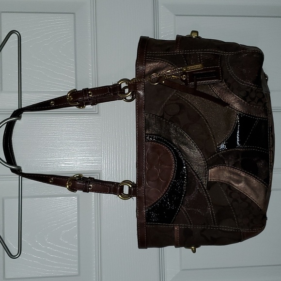 Coach Mosiac Signature Patchwork East West Tote Bag 13516 - Picture 16 of 16